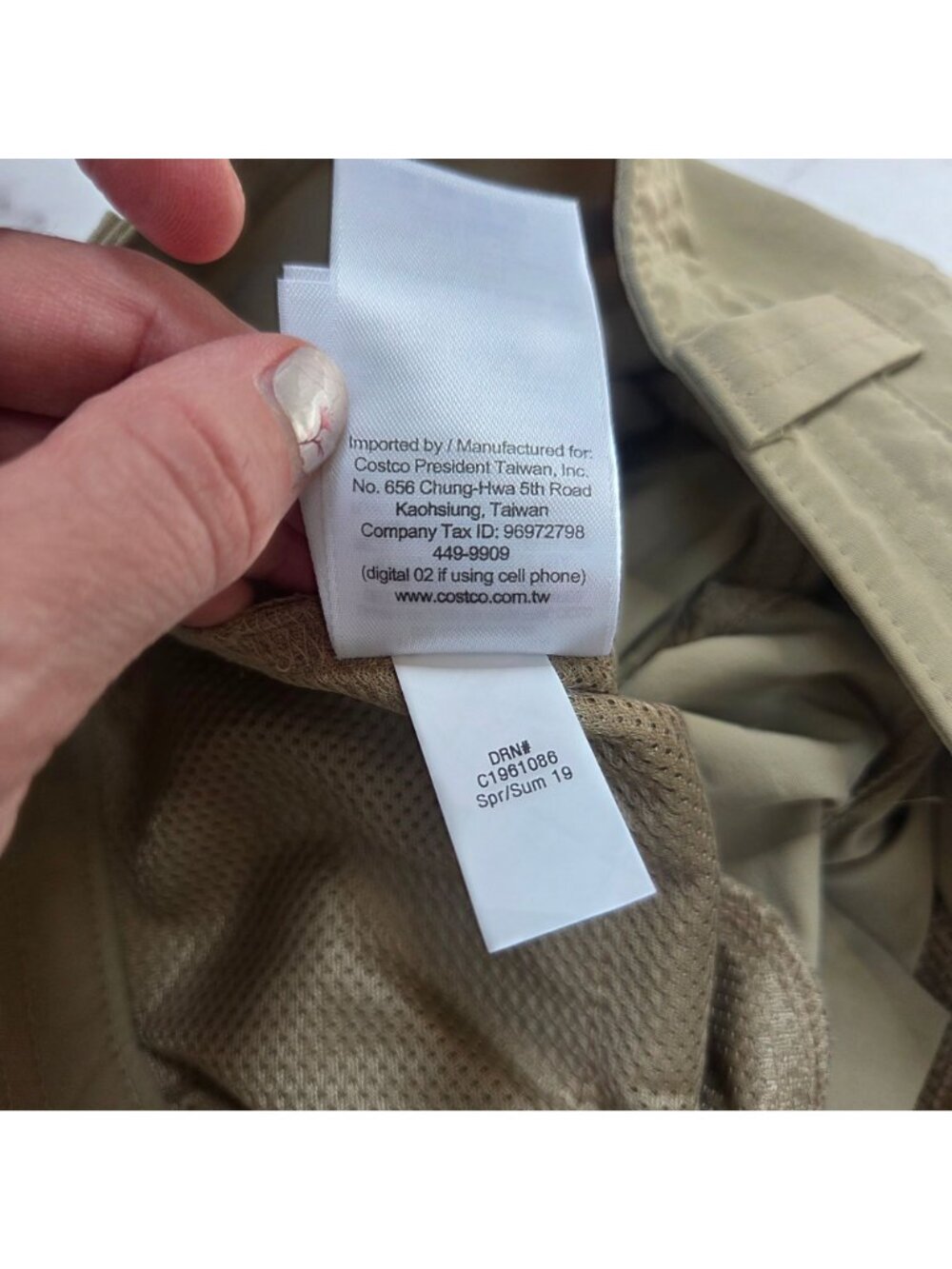 Eddie Bauer Khaki Hiking Pants Cropped Capris Outdoor Cargo Women's 8 - Picture 9 of 9
